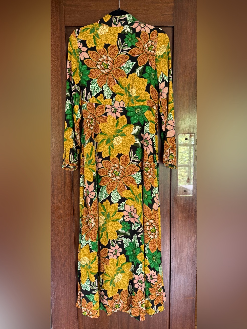 FARM Rio Bold Floral Maxi Dress in Yellow, Green & Pink - Picture 2 of 7